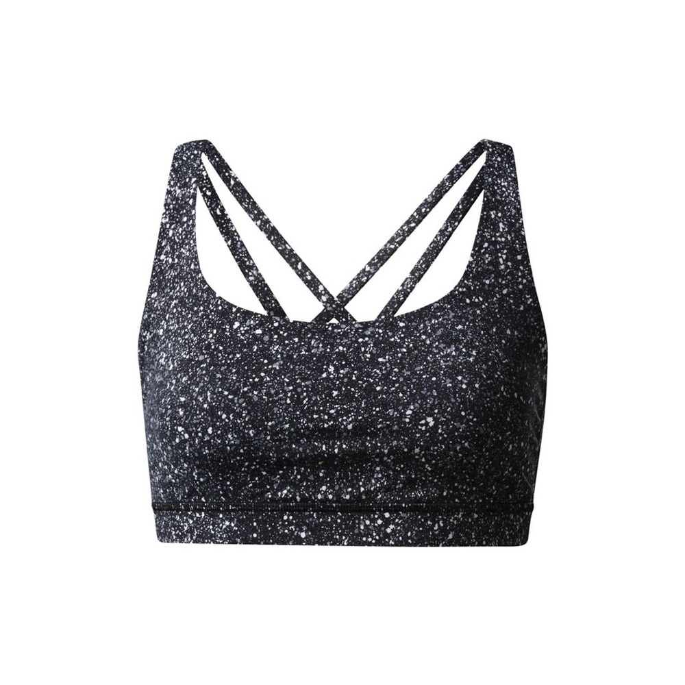 lululemon athletica Black and White Speckled Sports Bra
